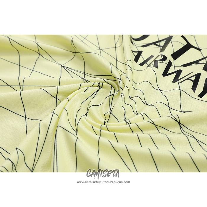 Chandal del Paris Saint-Germain Jordan 2023-2024 Manga Corta Amarillo - Pantalon Corto